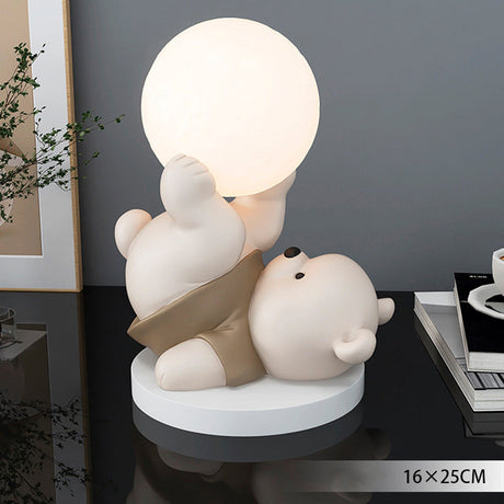 Kids Room Table Lamp  Teddy Bear Moon Light Design - Product detail 8