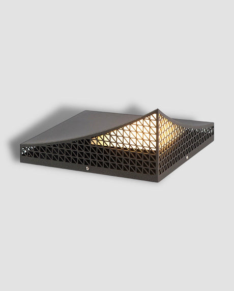 Modern Solar Wall Light  Geometric Pyramid Design - Product detail 13