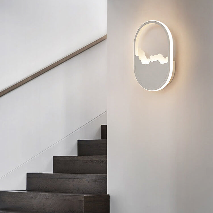 Modern Wave Wall Light  Oval LED Design - Product detail 12