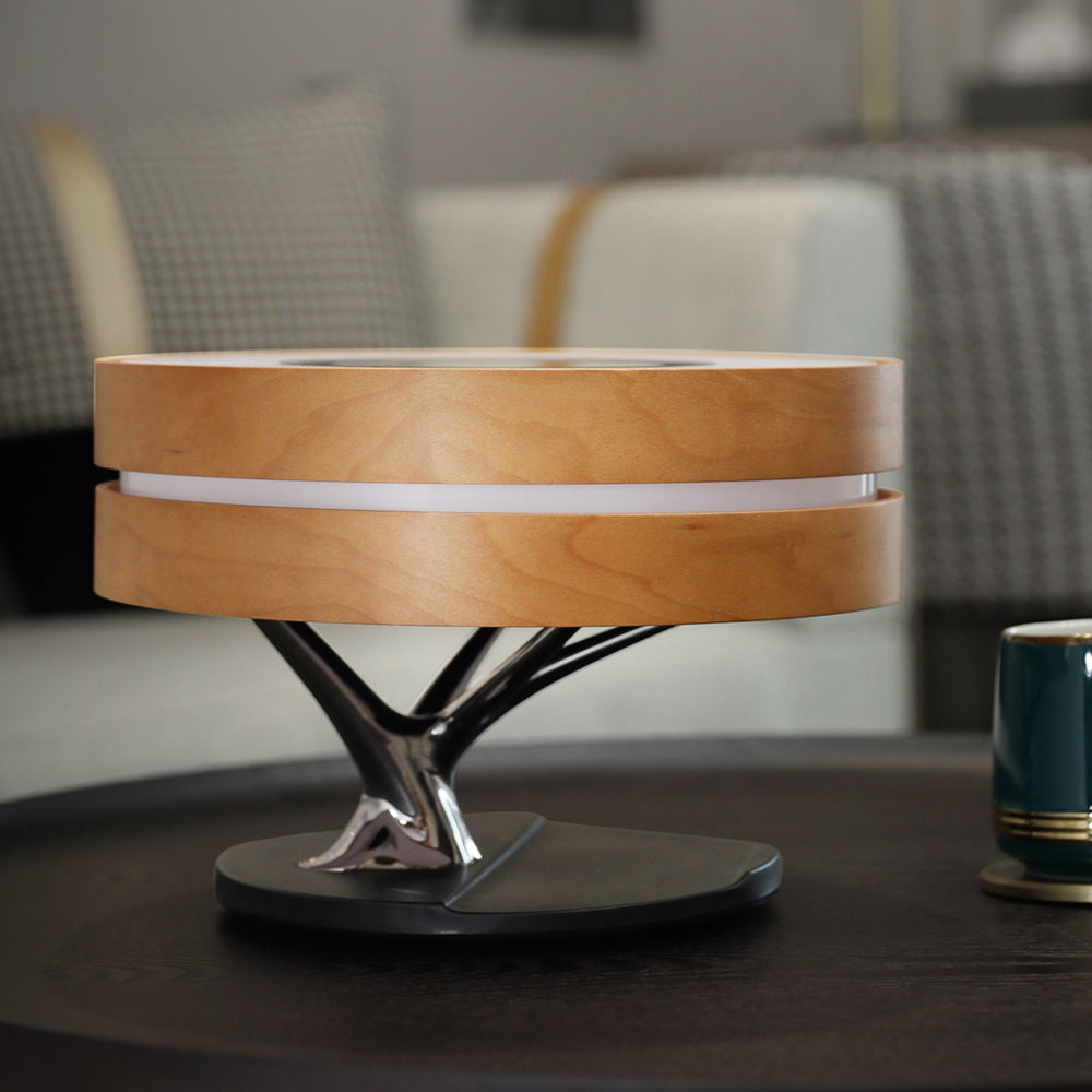 Modern Smart Desk Lamp  LED Speaker With Wireless Charging - Product example