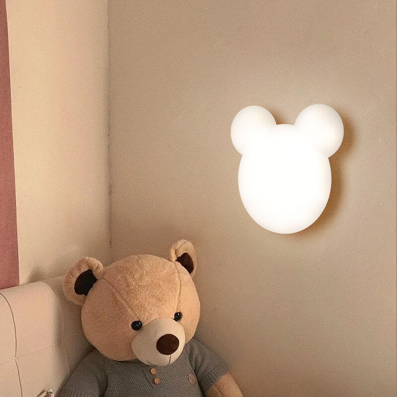Kids Bear Wall Light  LED Nursery Night Lamp - Detailed view