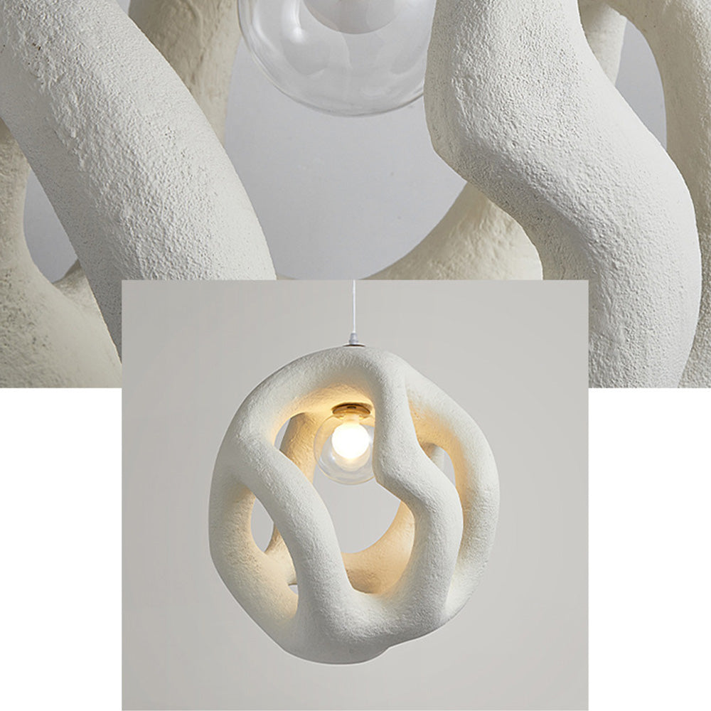 Modern Pendant Light Sculptural Sphere Design - Product detail 11