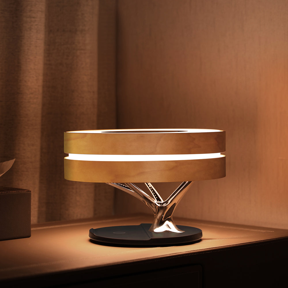 Modern Smart Desk Lamp  LED Speaker With Wireless Charging - Product detail 17