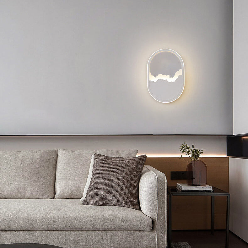 Modern Wave Wall Light  Oval LED Design - Product detail 10