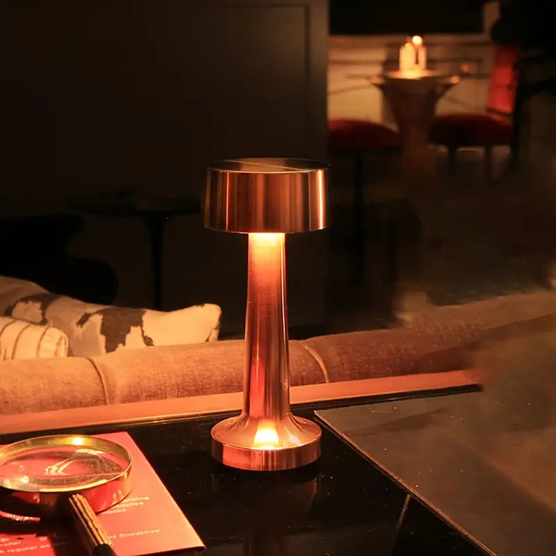 Metallic LED Table Lamp Touch Control Color Changing - Product detail 6