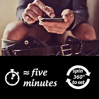 5 Minute Bathroom Timer  Hourglass Sand Clock Design - Product example