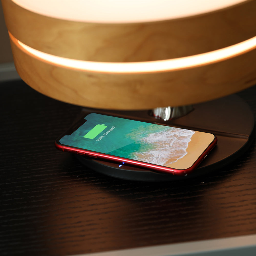 Modern Smart Desk Lamp  LED Speaker With Wireless Charging - Product detail 5