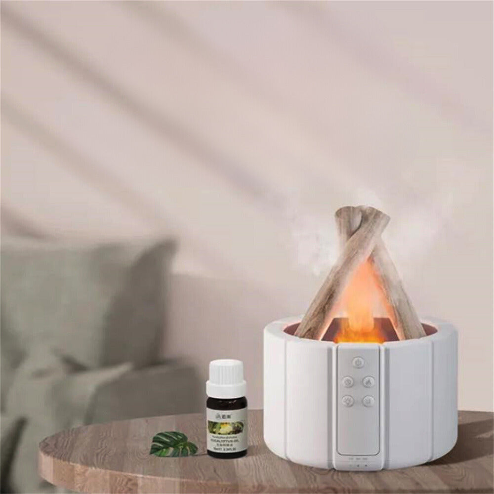 Ambient Diffuser Lamp  Flame Effect Humidifier with Remote - Product detail 4