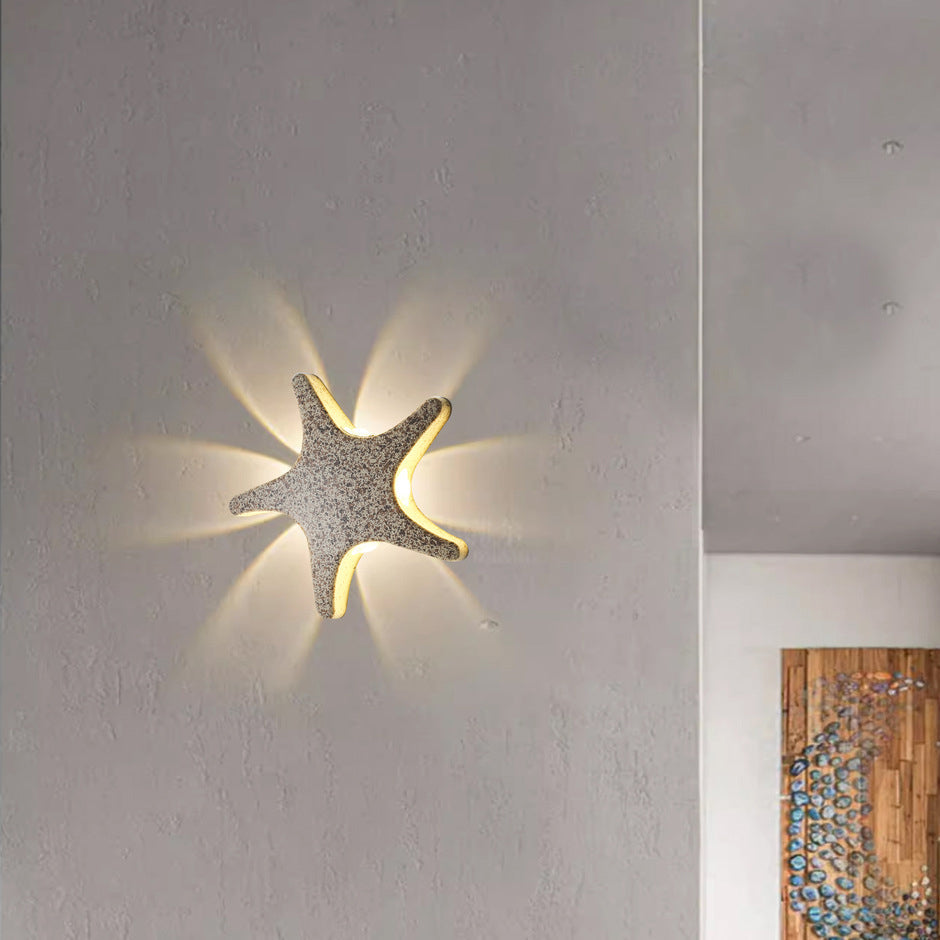 Coastal Wall Light  Starfish LED Outdoor Sconce - Product detail 4
