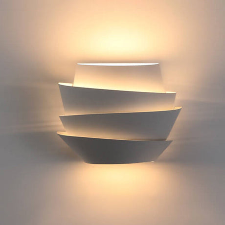 Modern Wall Sconce  Layered Metal Design with Dual Light Effect - Product showcase