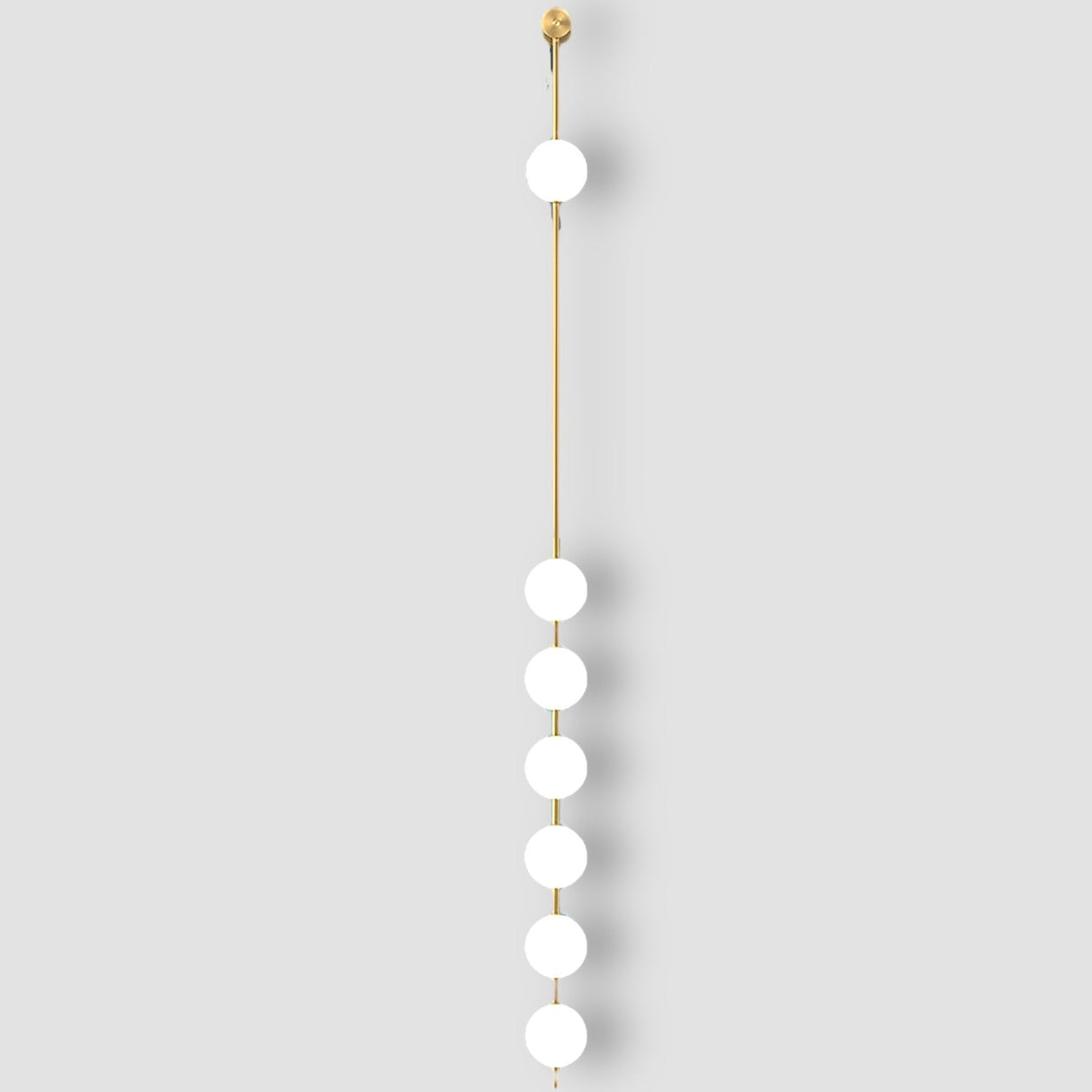 Modern Vertical Wall Lamp Gold Spheres LED Design - Product detail 13
