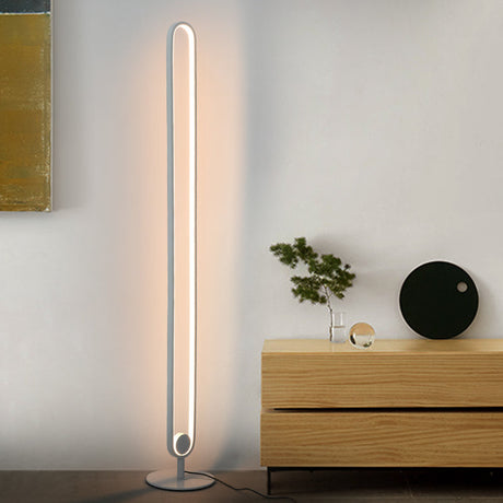 LED Floor Lamp  Slim Aluminum Design with Dimmable Light - Product example