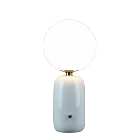 Modern Table Lamp  Metallic Base with Globe Shade - Product detail 14