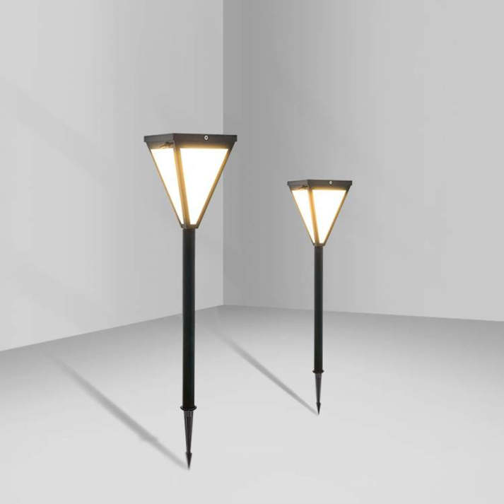 Solar LED Path Light Modern Black Triangle Design - Product detail 6