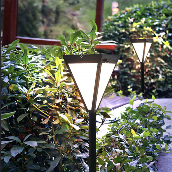 Solar LED Path Light Modern Black Triangle Design - Product detail 5