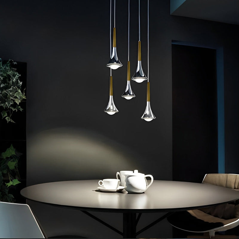 Modern LED Pendant Light Water Drop Glass Design - Product detail 6