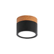 Modern LED Ceiling Light  Wood Trim Black Cylinder - Product detail 19
