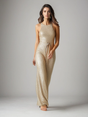 Evening Sequin Jumpsuit  Halter Neck Design - Product example
