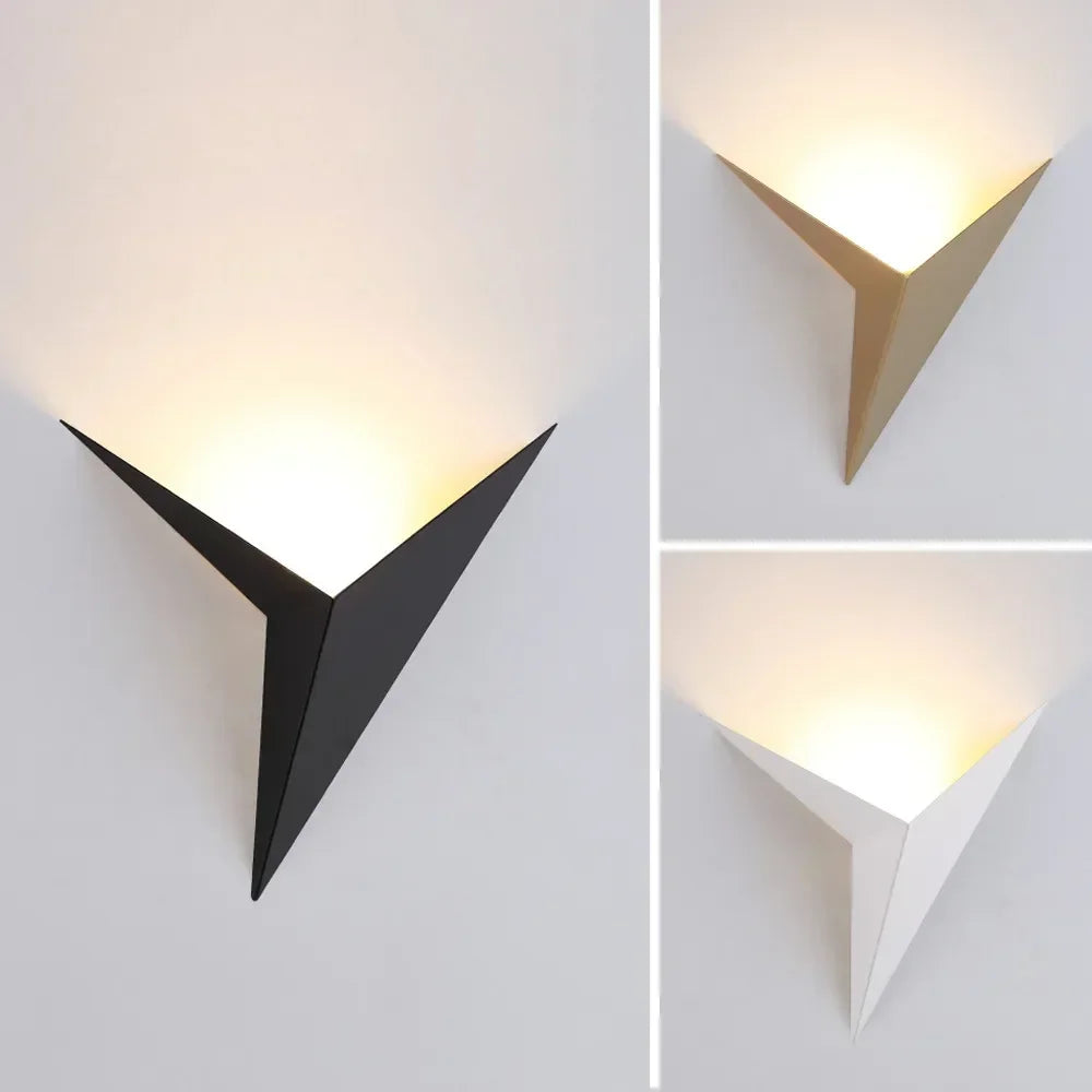 Modern LED Wall Sconce Geometric Triangle Design - Product detail 6