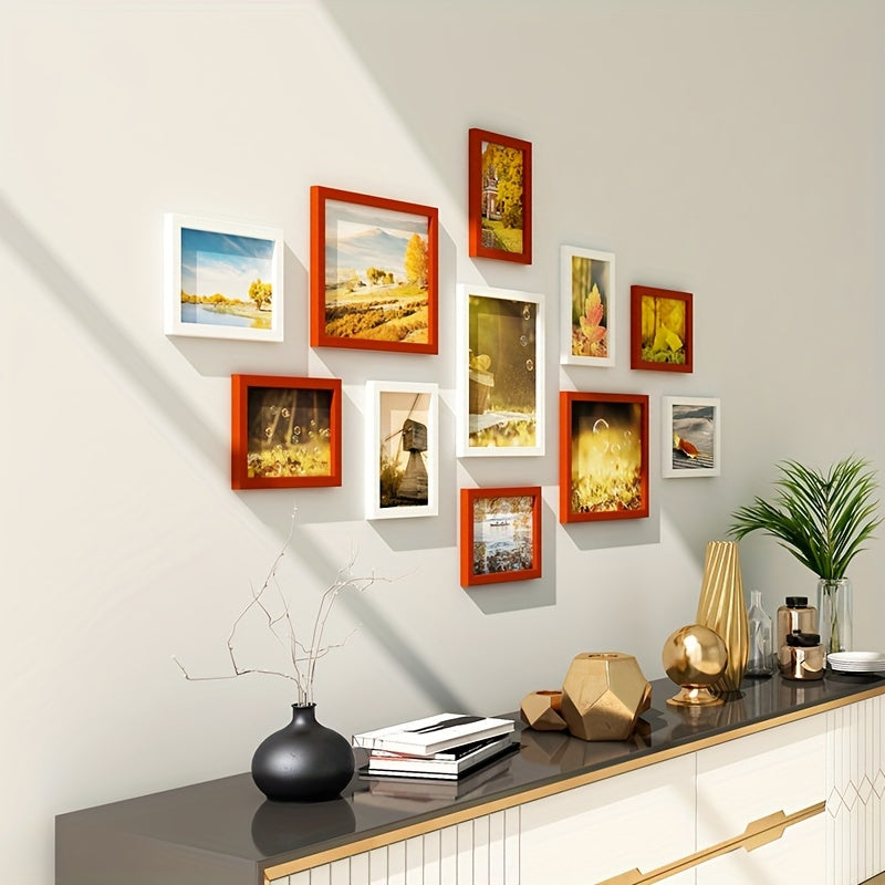 Modern Gallery Wall Frame Set  Mixed Size Black White Collection - Product detail 12