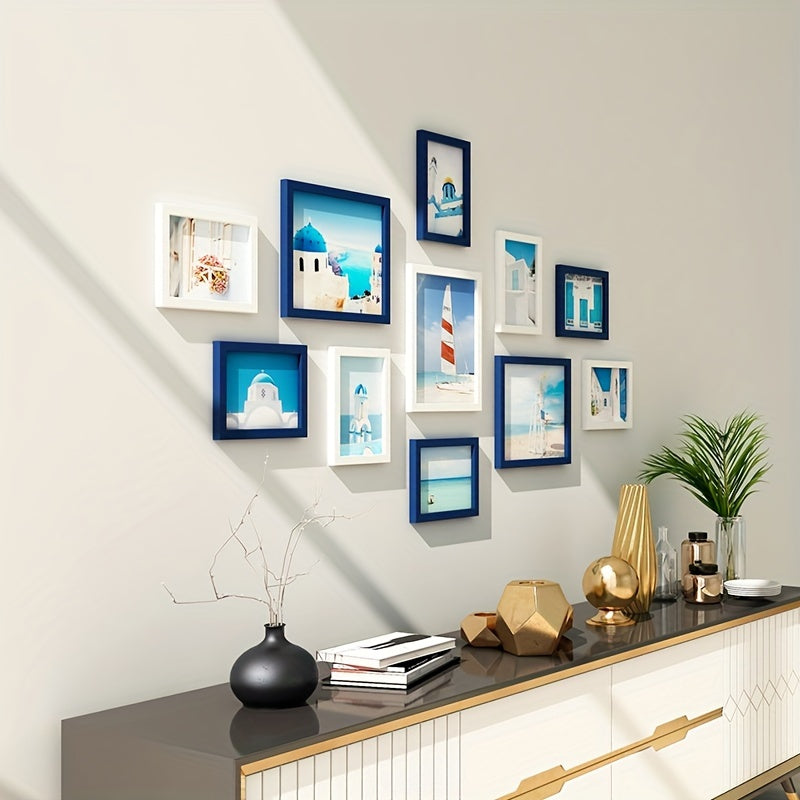 Modern Gallery Wall Frame Set  Mixed Size Black White Collection - Product detail 10