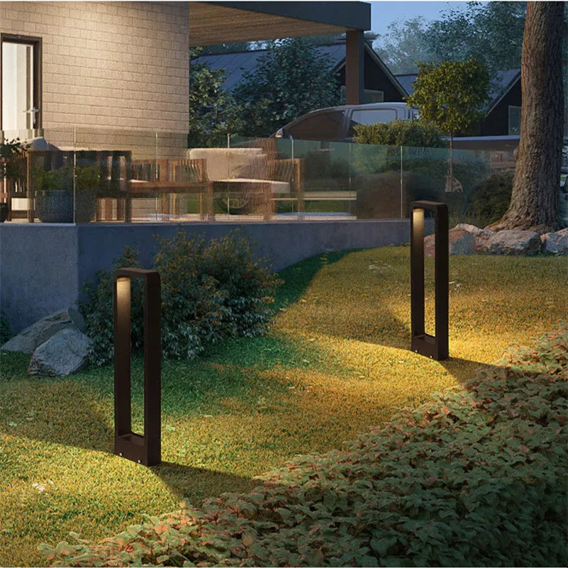 Modern Pathway Bollard Light Aluminum LED Garden Lighting - Product detail 5
