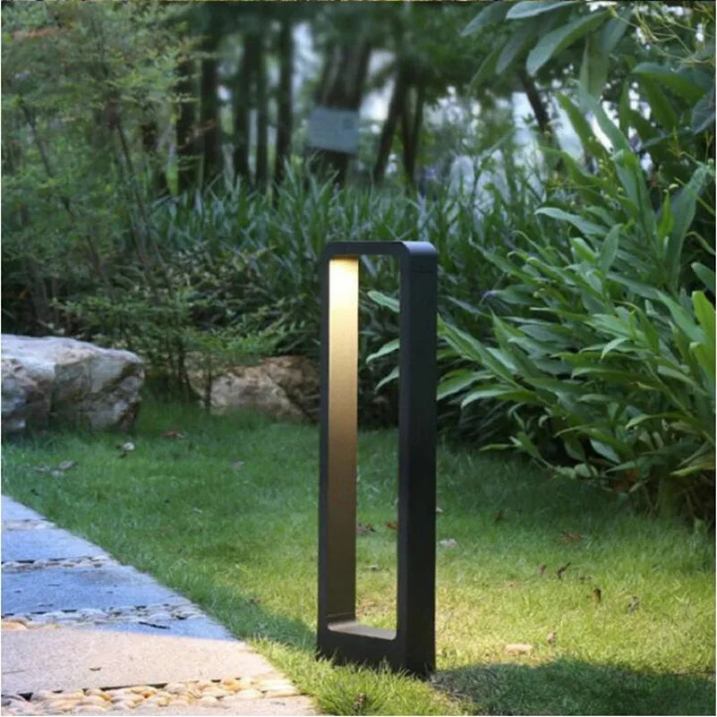 Modern Pathway Bollard Light Aluminum LED Garden Lighting - Product example