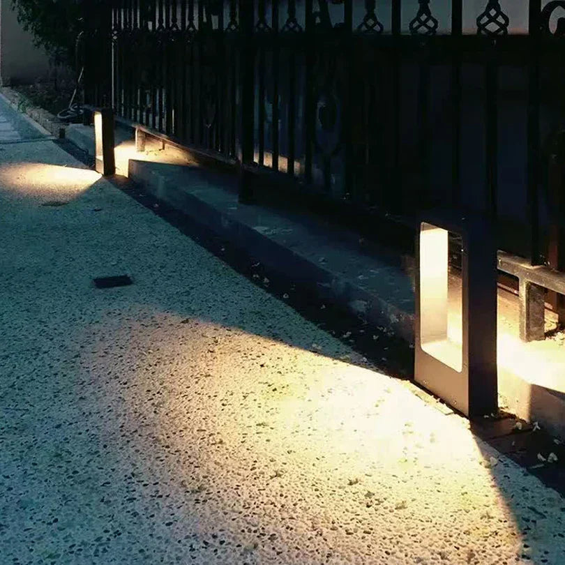 Modern Pathway Bollard Light Aluminum LED Garden Lighting - Product detail 4