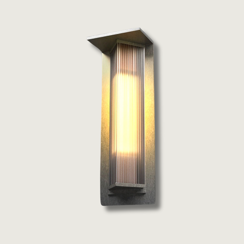 Modern Outdoor Wall Light  Solar Motion Sensor LED Sconce - Product showcase