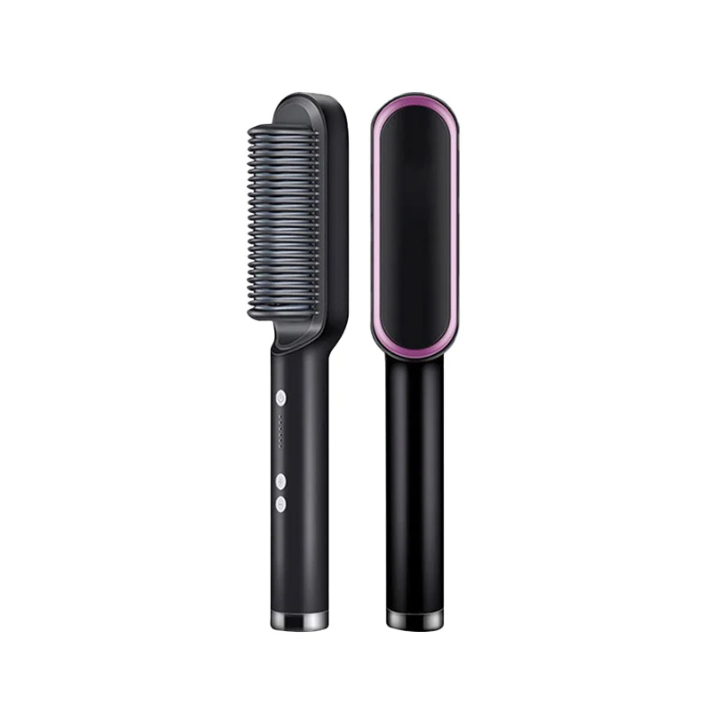 Hair Styling Brush  5 Temperature Settings With Anti-Scald Design - Product showcase