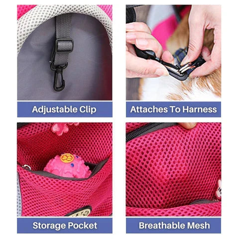 Pet Travel Backpack  Mesh Ventilated Carrier For Small Dogs - Product detail 5