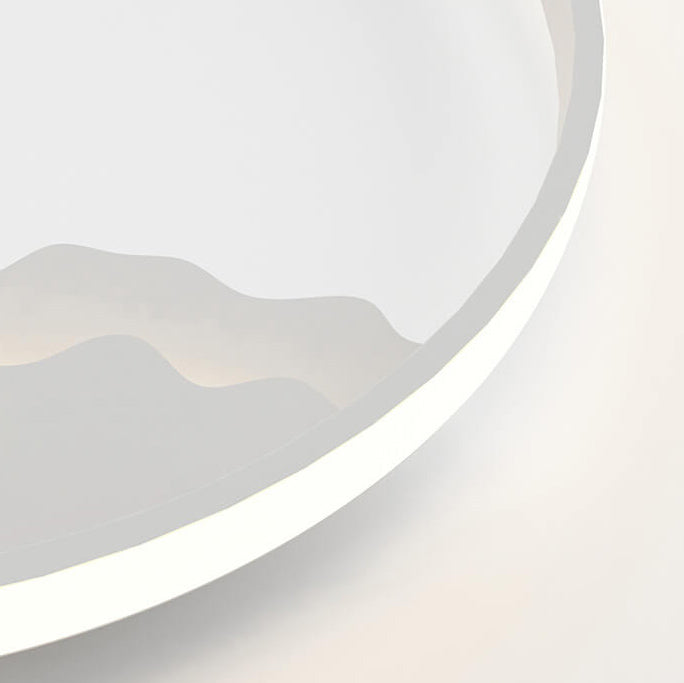 Modern Wave Wall Light  Oval LED Design - Product detail 5