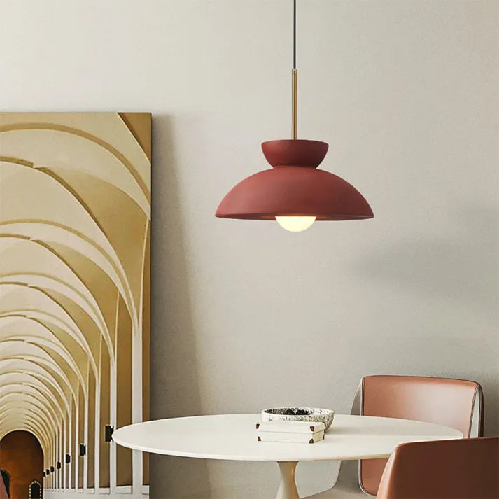 Nordic Pendant Light Matte Black Dome Design - Product detail 9