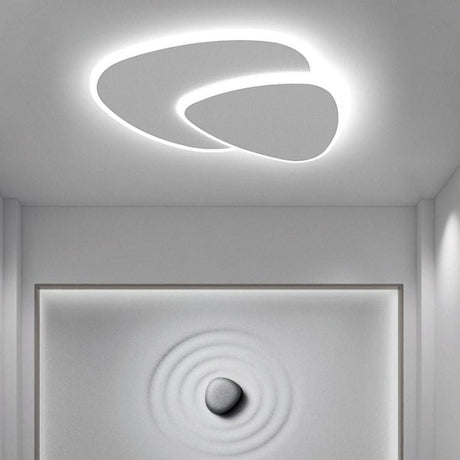 Modern LED Ceiling Light  Curved White Panel Design - Product detail 4