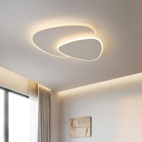 Modern LED Ceiling Light  Curved White Panel Design - Product detail 5