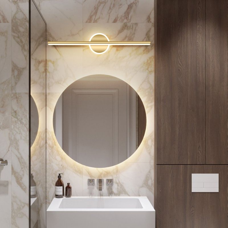 Modern LED Wall Light Linear Gold Bar Design - Product example