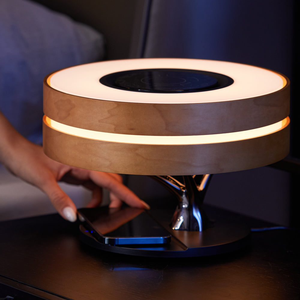 Modern Smart Desk Lamp  LED Speaker With Wireless Charging - Product detail 11