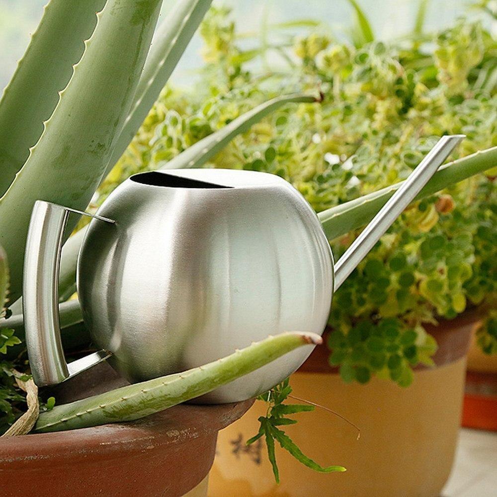 Modern Plant Watering Can Brass Finish Stainless Steel Design - Product detail 5