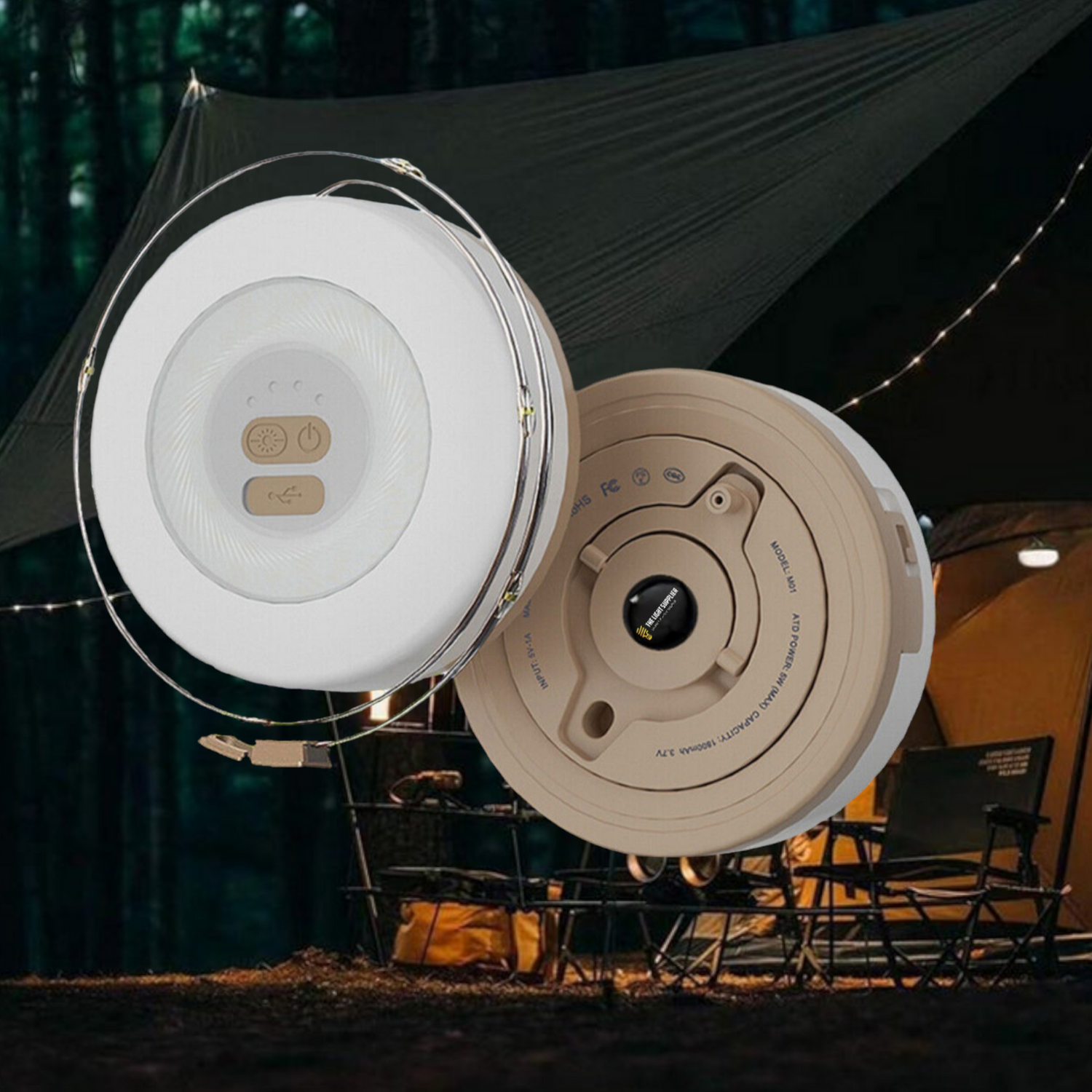 Outdoor LED String Light  Waterproof Rechargeable Camping Lantern - Product detail 8