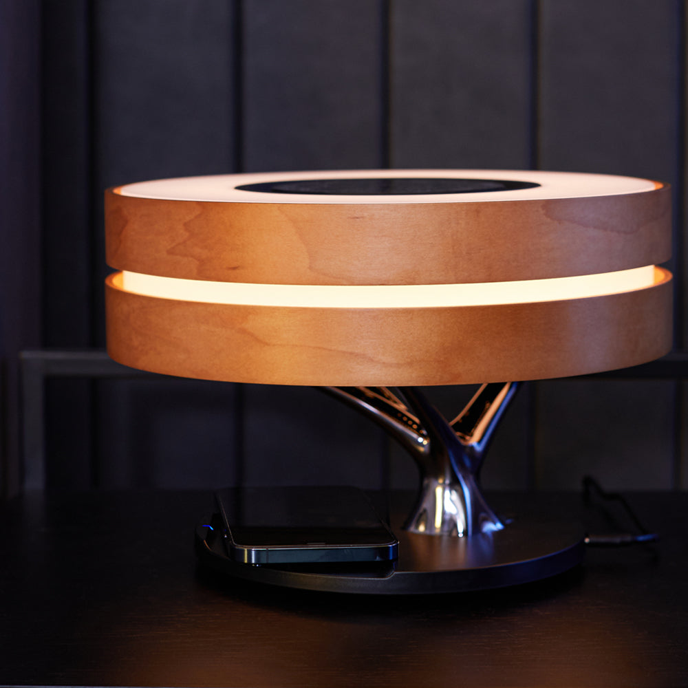 Modern Smart Desk Lamp  LED Speaker With Wireless Charging - Product detail 12