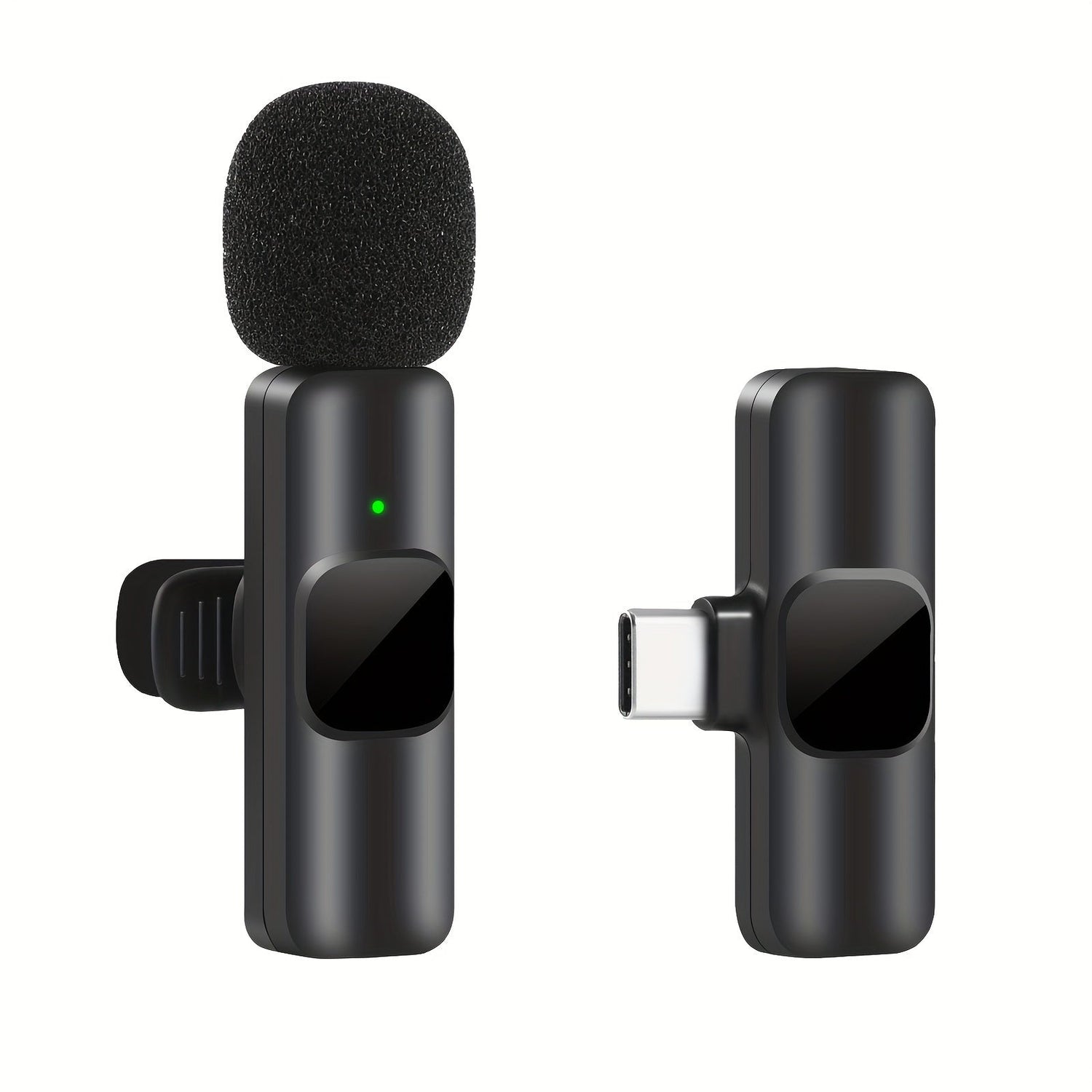 Professional Wireless Microphone  USB-C Lavalier for Content Creation - Product showcase