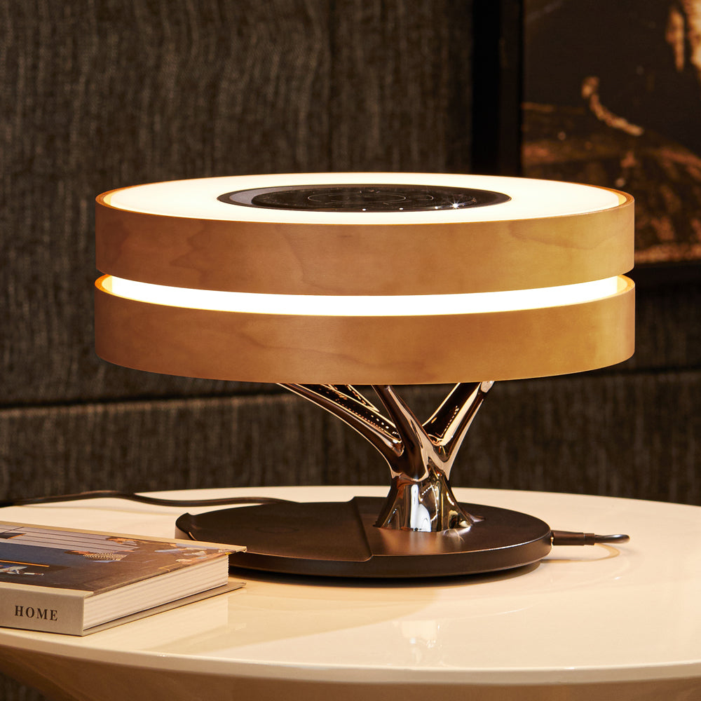 Modern Smart Desk Lamp  LED Speaker With Wireless Charging - Product detail 14