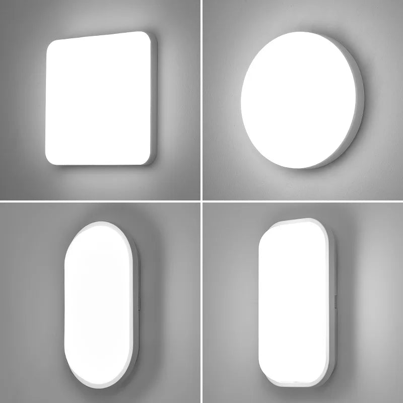 Waterproof LED Ceiling Light Modern Geometric Shapes - Product showcase