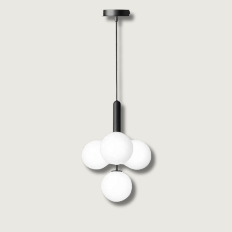 Modern Glass Pendant Light Globe Cluster Design - Product showcase