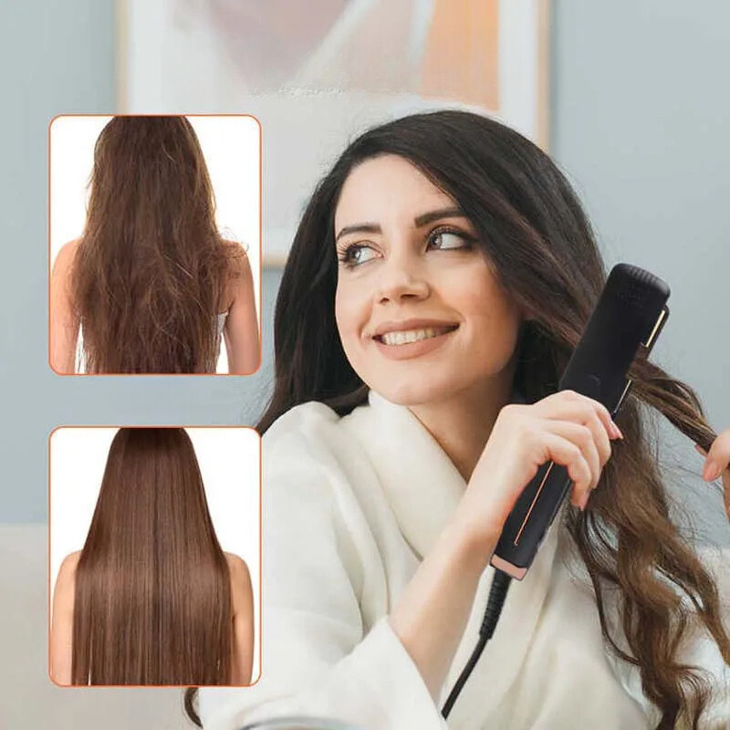 Professional Hair Straightener Wide Ceramic Ionic Plates - Product detail 5