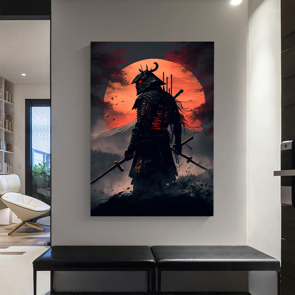 Japanese Canvas Art  Samurai Warrior Triptych Set - Product detail 7
