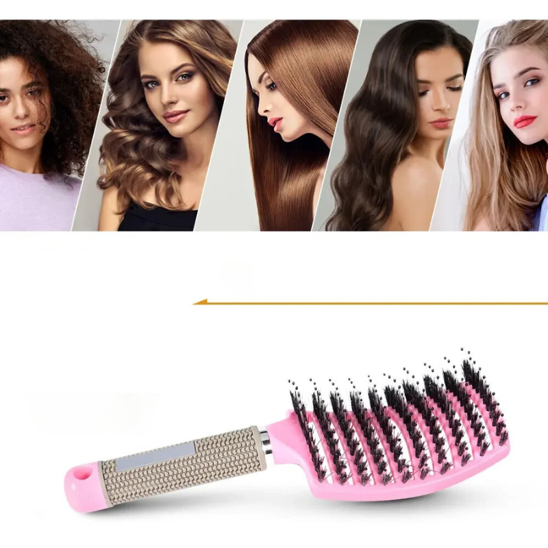 Professional Detangling Brush  Curved Bristle Design For All Hair Types - Product detail 7