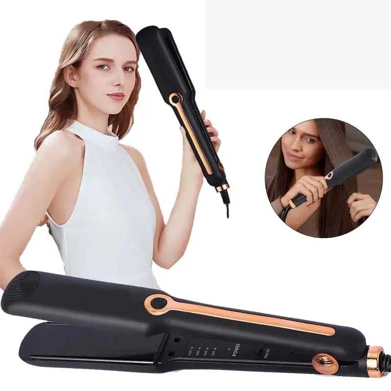 Professional Hair Straightener Wide Ceramic Ionic Plates - Product example