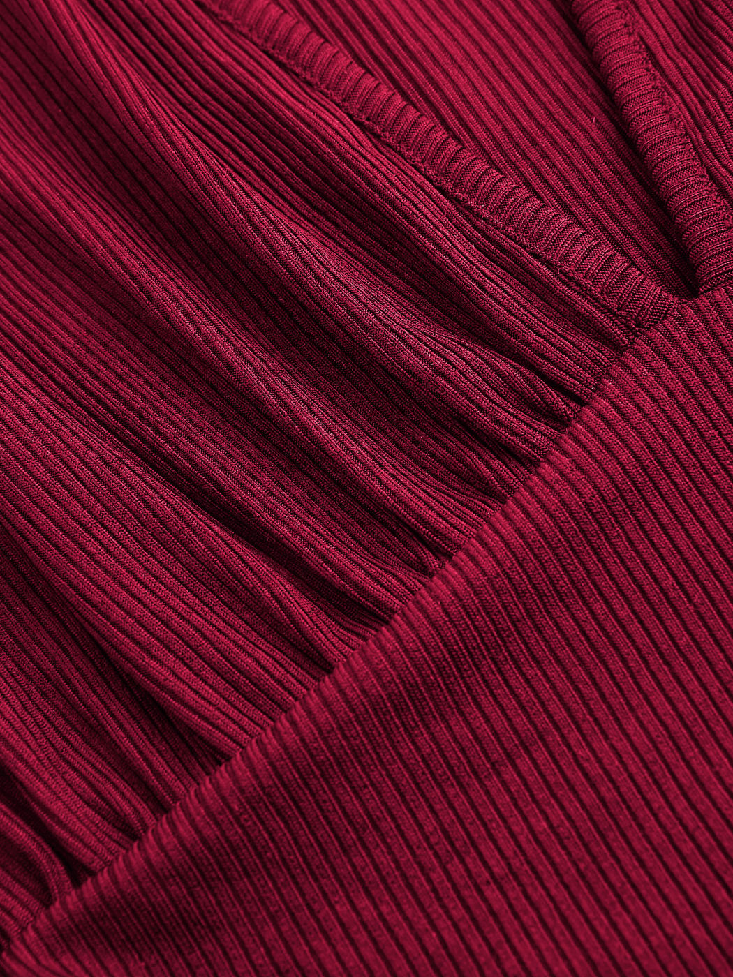 Elegant Wide Leg Jumpsuit Deep V-Neck Design - Product detail 4