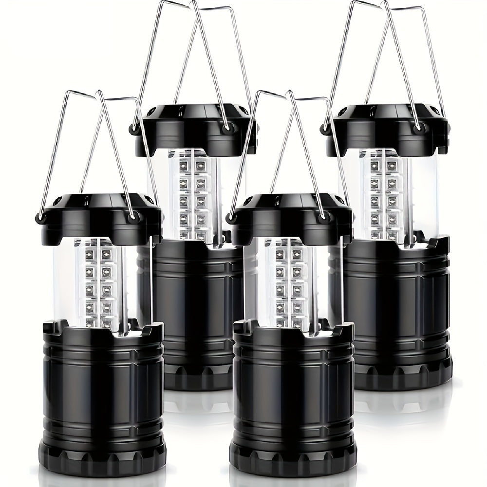 LED Emergency Lantern Set  Foldable 30-LED Outdoor Lights - Product showcase